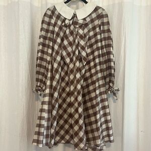 Vintage Gingham Dress size 8